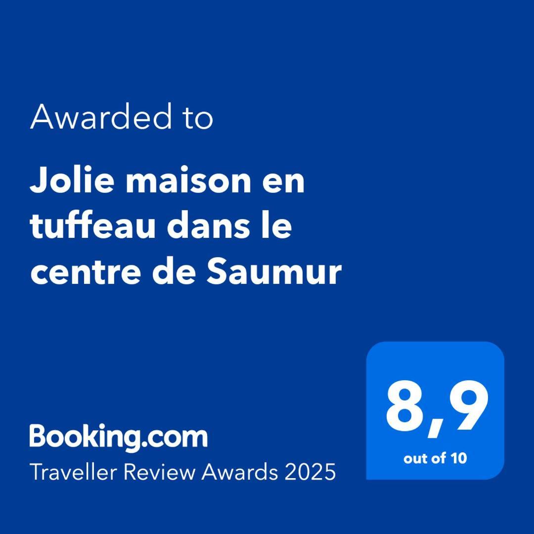 Jolie Maison Tuffeau Centre De Saumur Avec Local Velos 索米尔 外观 照片